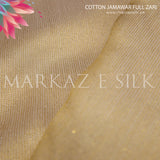 Cotton Jamawar Full Zari MS 282 (Price Per Yard)