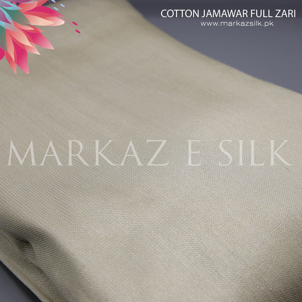 Cotton Jamawar Full Zari MS 283 (Price Per Yard)