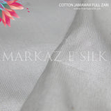 Cotton Jamawar Full Zari MS 284 (Price Per Yard)