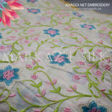 Khaddi Net Embroidery MS 328 (Price per yard)