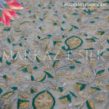 Khaddi Net Embroidery MS 335 (Price per yard)