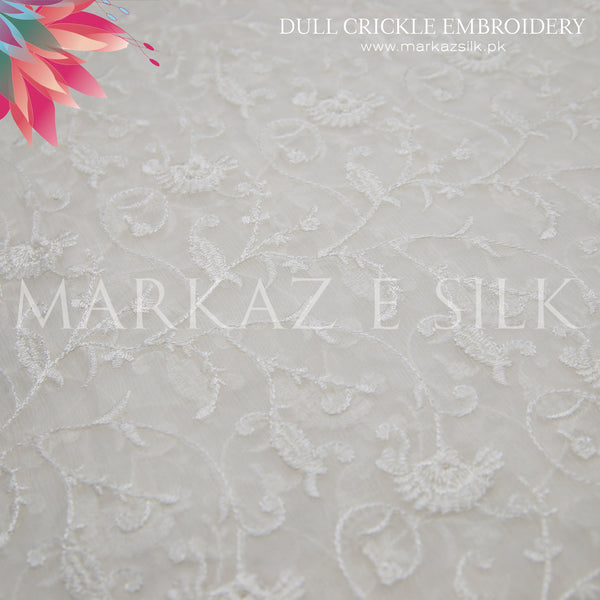 Dull Crinkle Embroidery MS 357 (Price per yard)