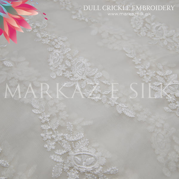 Dull Crinkle Embroidery MS 358 (Price per yard)