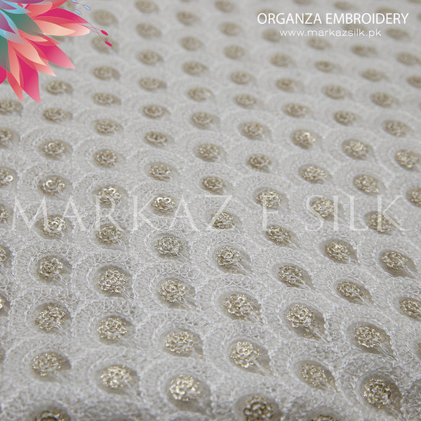 Organza Embroidery MS 370 (Price per yard)