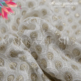 Organza Embroidery MS 370 (Price per yard)