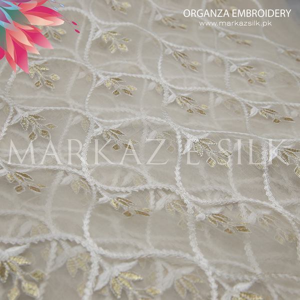 Organza Embroidery MS 372 (Price per yard)