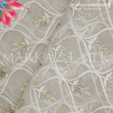 Organza Embroidery MS 372 (Price per yard)