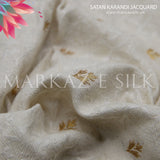 Satan Karandi Jacquard MS 391 (Price per yard)