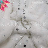 China Crinkle Mukaish MS 410 (Price per yard)