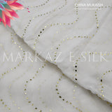 China Crinkle Mukaish MS 416 (Price per yard)