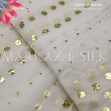 China Crinkle Mukaish MS 418 (Price per yard)