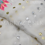 China Crinkle Mukaish MS 426 (Price per yard)