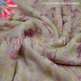 China Crinkle Dupatta Handmade MS 452