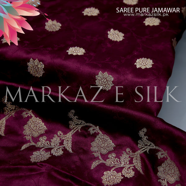 Pure Jamawar Saree MS - 497