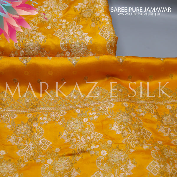 Pure Jamawar Saree MS - 502