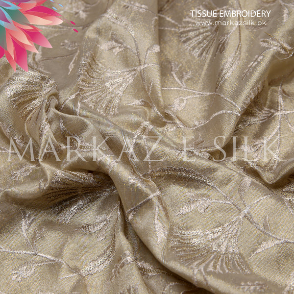 Tissue Embroidery  MS - 509 (price is in per yard)