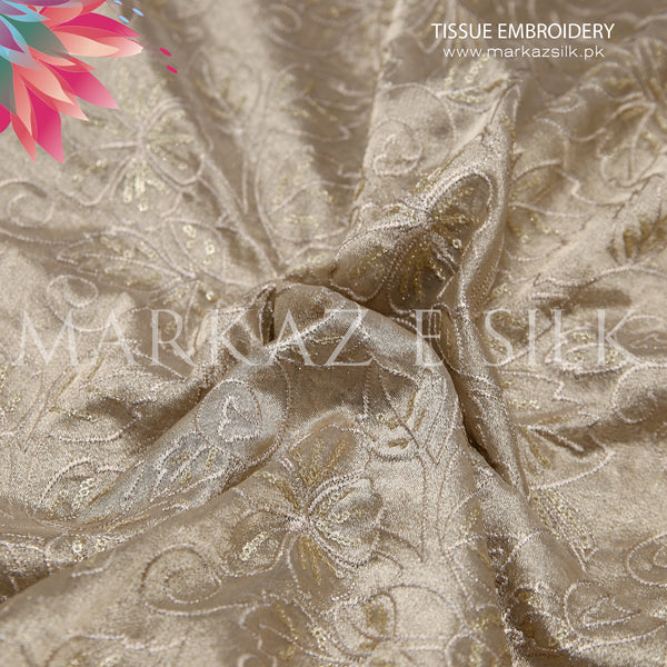 Tissue Embroidery  MS - 512 (price is in per yard)