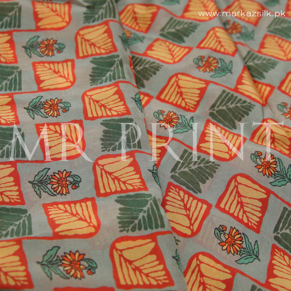 Silk Print - MS 578 (Price is in per Yard)