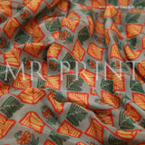 Silk Print - MS 578 (Price is in per Yard)