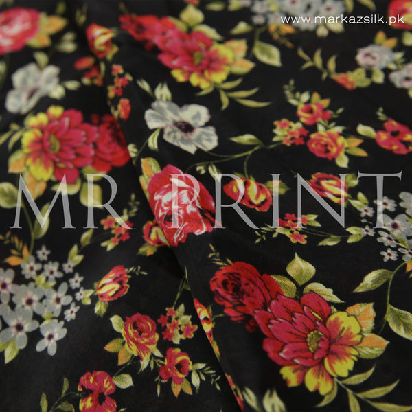 Silk Print - MS 579 (Price is in per Yard)