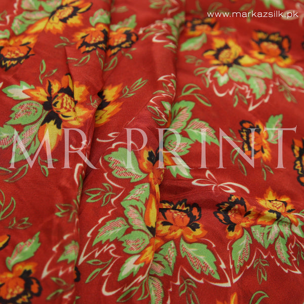 Silk Print - MS 587 (Price is in per Yard)