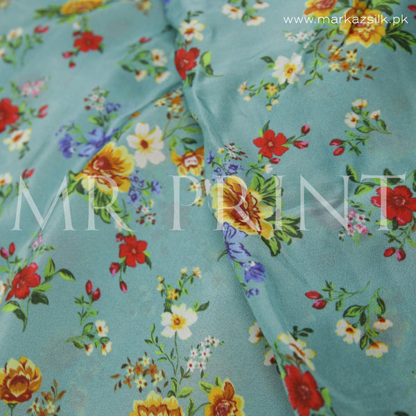 Silk Print - MS 591 (Price is in per Yard)