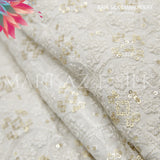 Raw Silk Embroidery - MS 670 (Price is in per yard)
