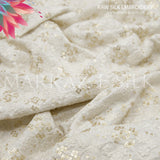 Raw Silk Embroidery - MS 670 (Price is in per yard)