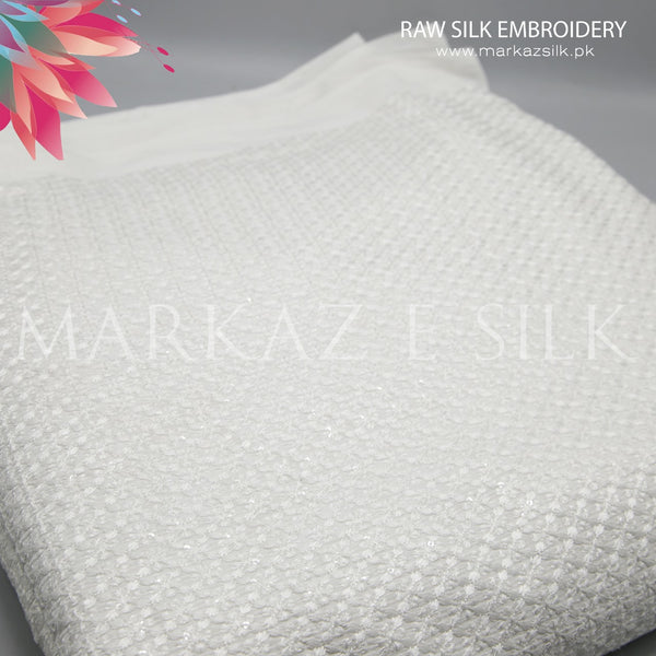 Raw Silk Embroidery - MS 672 (Price is in per yard)