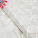 Raw Silk Embroidery MS-674 | Premium Silk Fabric - Price Per Yard - Markaz Silk