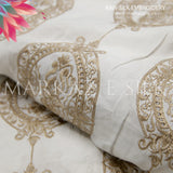 Raw Silk Embroidery - MS 675 (Price is in per yard)