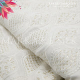 Raw Silk Embroidery - MS 676 (Price is in per yard)