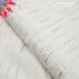 Raw Silk Embroidery - MS 678 (Price is in per yard)