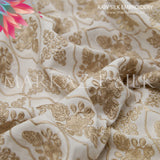 Raw Silk Embroidery - MS 679 (Price is in per yard)