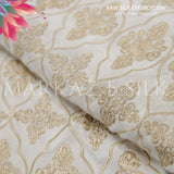Raw Silk Embroidery - MS 679 (Price is in per yard)