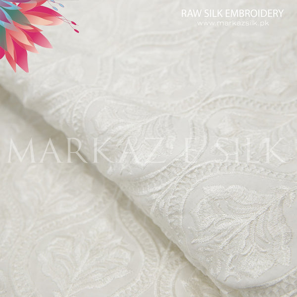 Raw Silk Embroidery - MS 680 (Price is in per yard)