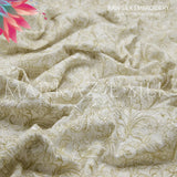 Raw Silk Embroidery - MS 671 (Price is in per yard)