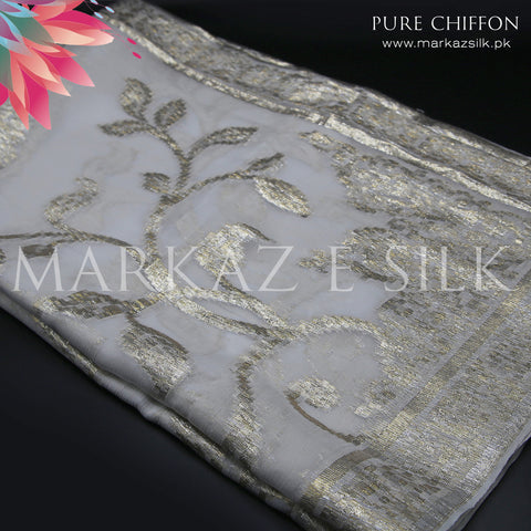 Pure jamawar chiffon dupatta MS-05